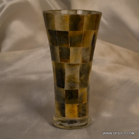 MarineMist Handmade Glass Tealight Cup