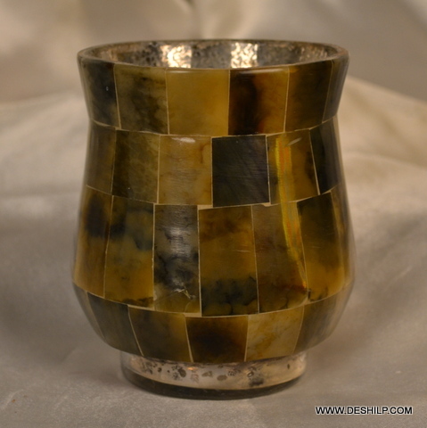 Golden Small T Light Candle Holder