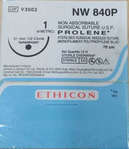 Ethicon - Prolene(polypropylene) (Nw840) Grade: Medical