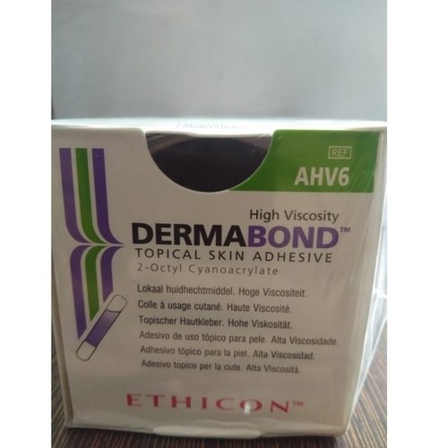 White Ethicon Dermabond Topical Skin Adhesive (2- Octyl Cyanoacrylate) (Ahv6)