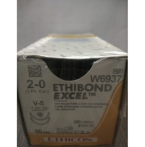 Ethicon Ethibond Excel (Polybutylate Coated Braided Polyester) (W6937)
