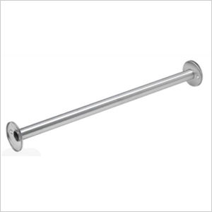 Silver Stainless Steel Curtain Rods