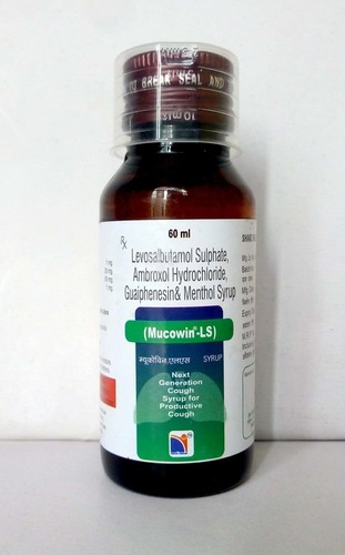 Levosalbutamol Sulphate,Ambroxol Hydrochloride & Guaiphenesin Syrup - Physical Form: Liquid