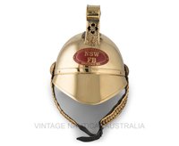 Fireman Helmet A   Nsw (red Badge)