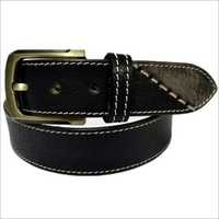 Mens Black PU Leather Belt