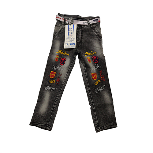 Boys Fashionable Jeans - Denim Material, Waist Size 20-40 Inches, Multicolor | Breathable, Quick Dry, No Fade, Comfortable for All Seasons