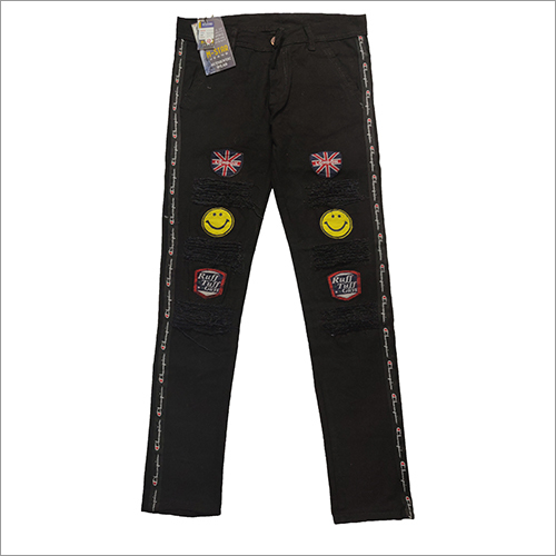 Available In Multicolor Boys Black Fancy Jeans