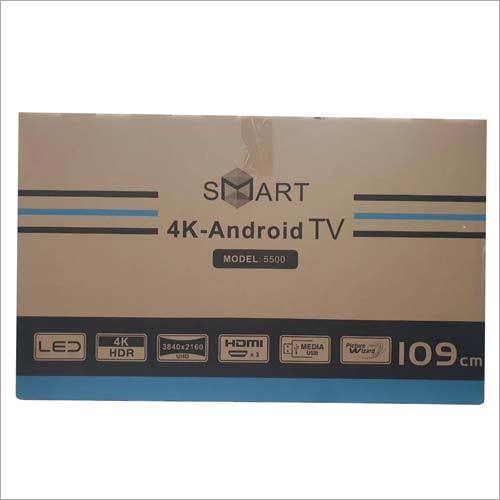 Black 109Cm Led Smart Android Tv