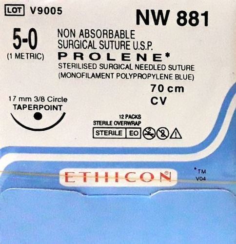 Ethicon Prolene(Polypropylene) Suture (NW881)