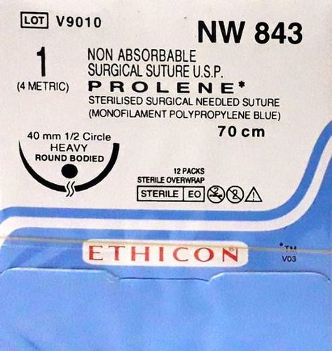 Ethicon Prolene(Polypropylene) Suture NW843