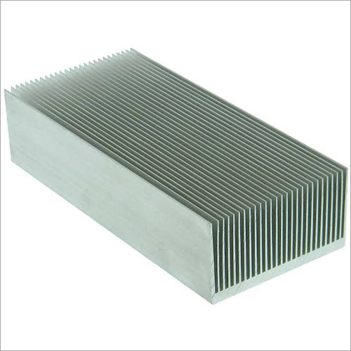 Silver Industrial Aluminium Radiator Heatsink