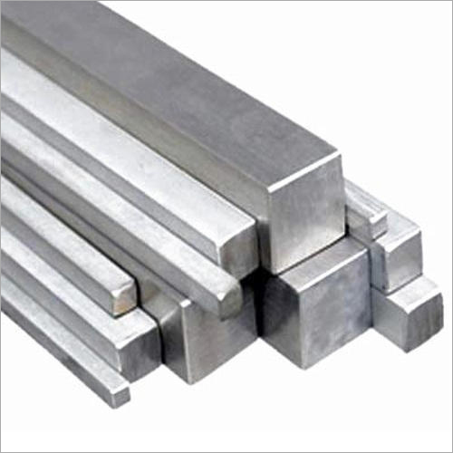 Silver Aluminium Square Rod
