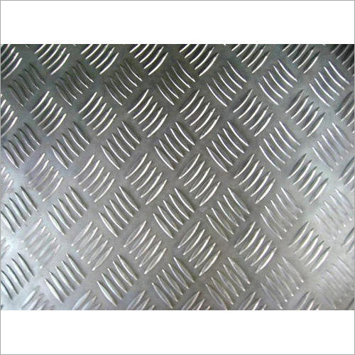 Silver Aluminum Chequered Plate