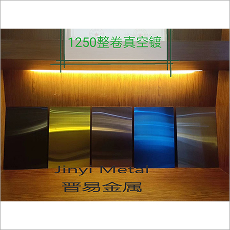 PVD colored Stainless steel Samples