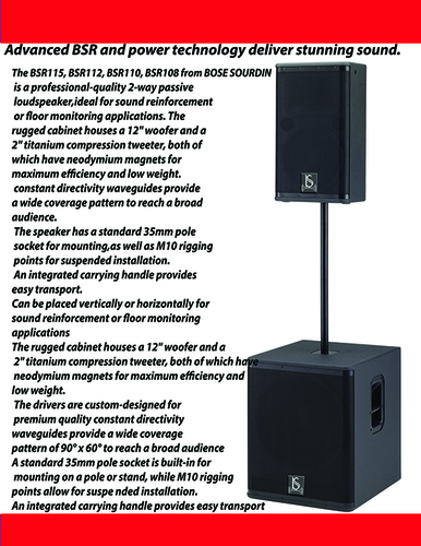 Black Advanced Bsr & Power Technology Deliver Stunning Sound