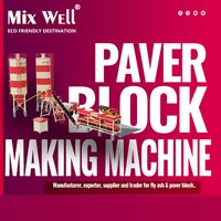 Fully Automatic Paver Block Making Machine - Capacity: 1000- 1500 Pcs/hr