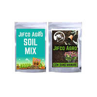 Ducant India Cow Dung & Soil Mix Manure Combo for Flowering Plants (1Kg Each)