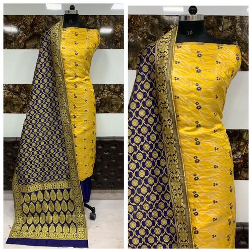 cotton silk salwar suit