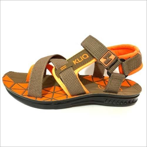 Orange Mens Velco Sandal