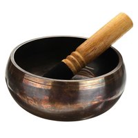 Black Tibetan Singing Bowl- Machined