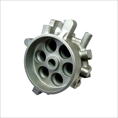 Fuel Pump Housing Casting - Iron Material, Customized Size, Polished Silver Finish | Designed for Auto Industry, Die Casting Process
