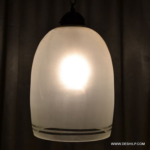 Frosted Glass Wall Hanging Lamp