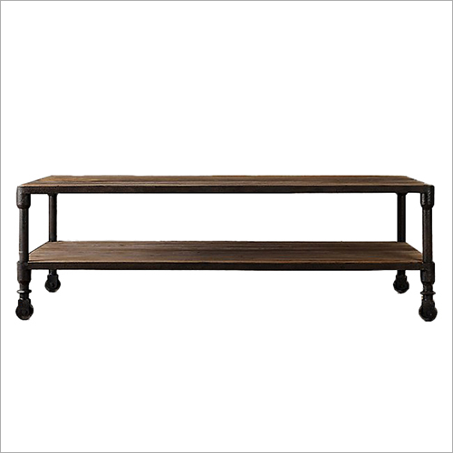 Wrought Iron Wooden Table Home Furniture