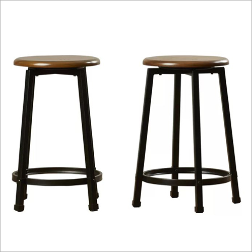 Wrought Iron Wooden Stools Home Furniture