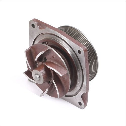 Silver And Copper Red Mechanical Water Pump