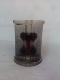 Magnetic Field Demonstrator - Acrylic Box 100x50 Mm, 50 Mt Ferrite Magnet | Field Visualization, Educational Tool, Compact Design