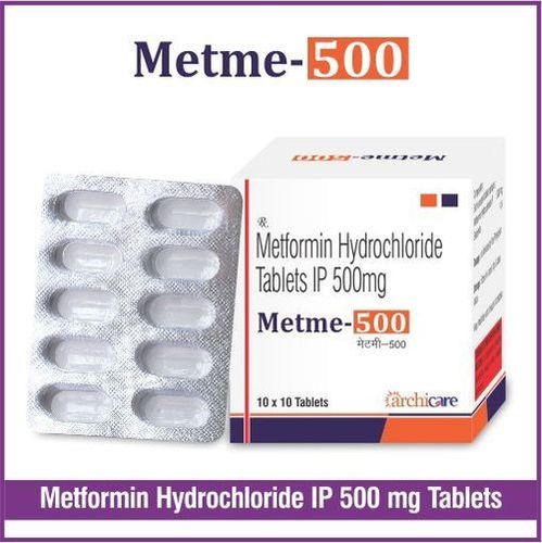 Metformin Hydrochloride IP 500 mg