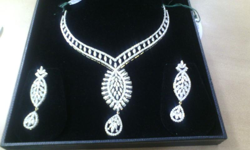 Beautyfull Diamond Necklace Set By NAKKASH JEWELLERY