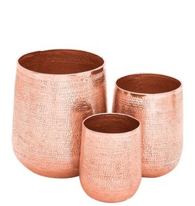 Large Copper Planters