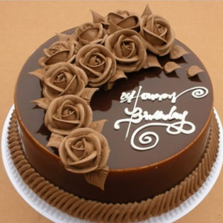 Special Chocolate Truffle Flower Cake