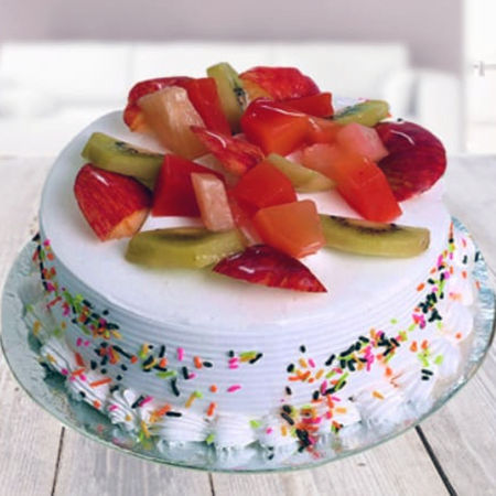 Fresh Mix Fruit Cake Additional Ingredient: Sugar