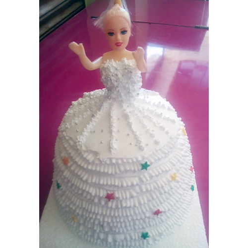 White Doll Cake