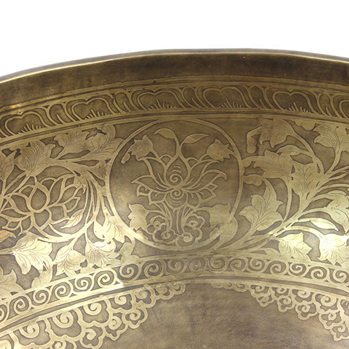 Giant Etched Artisan Singing Bowl