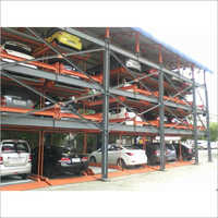 Multilevel Car Parking System - Steel, Customizable Dimensions | Electric Power Source, Automated Control System, Emergency Stop Safety Features