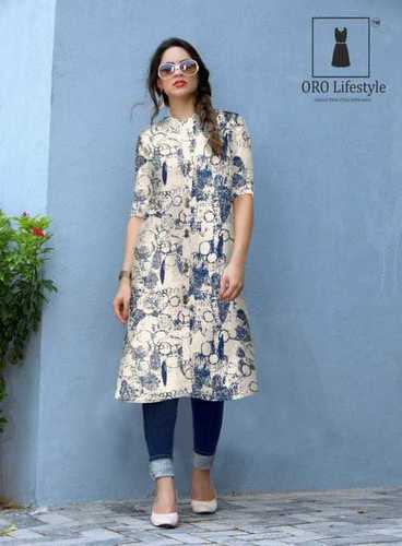 Straight Kurti Bust Size: . Inch (In)