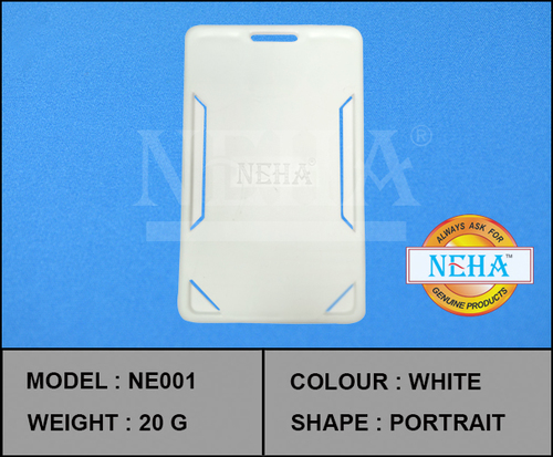 ID CARD HOLDER WHITE