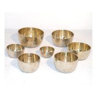 Set of  Gold Tibetan Bowls