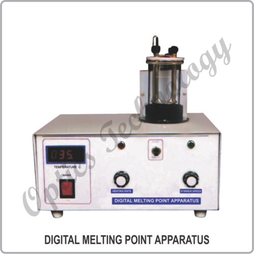 DIGITAL MELTING POINT APPARATUS WITH SILICON OIL BATH