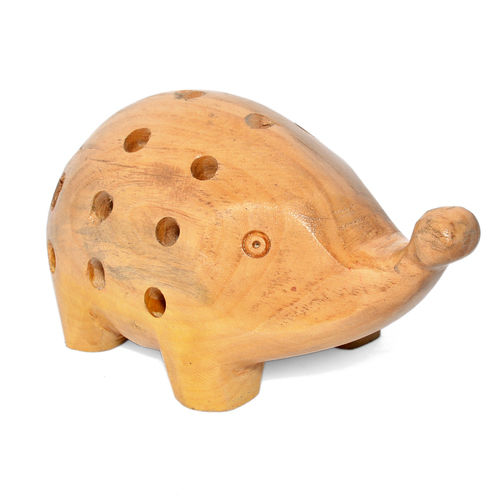 Home Decorative Wooden Pig Pencil Holder - Material: Wood