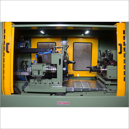 Apple Green Horizontal Multispindle Boring Machine