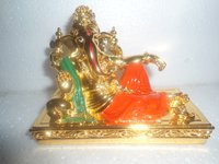 Silver God Ganesh Statue