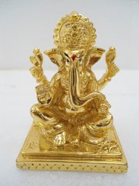 Silver God Ganesh Statue