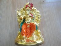 Silver God Ganesh Statue