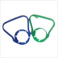 Plastic Bottle Handle Cap - Plastic Material, 28 Mm Neck Size, Blue & Green Colors | Convenient Carry, Durable, Easy Grip, Lightweight Design