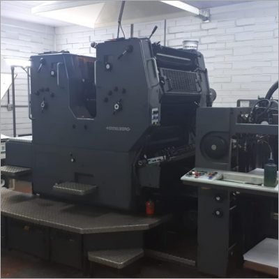 1996 Heidelberg SORMZ Offset Printing Machine - Metal, 20 x 29 Inches, 2 Colors, Alcolor Dampening, Baldwin Chiller