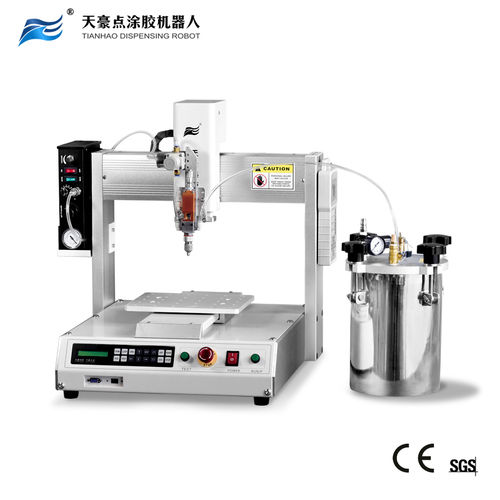 Dual cartridge dispenser for 2 Part (AB) Epoxy Glue-TianHao Dispensing  Robot